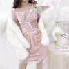 Chic pink dress PL50946