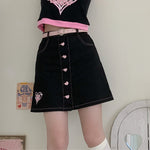 Harajuku Lolita Skirt + Top + Hand Sleeves PL51447