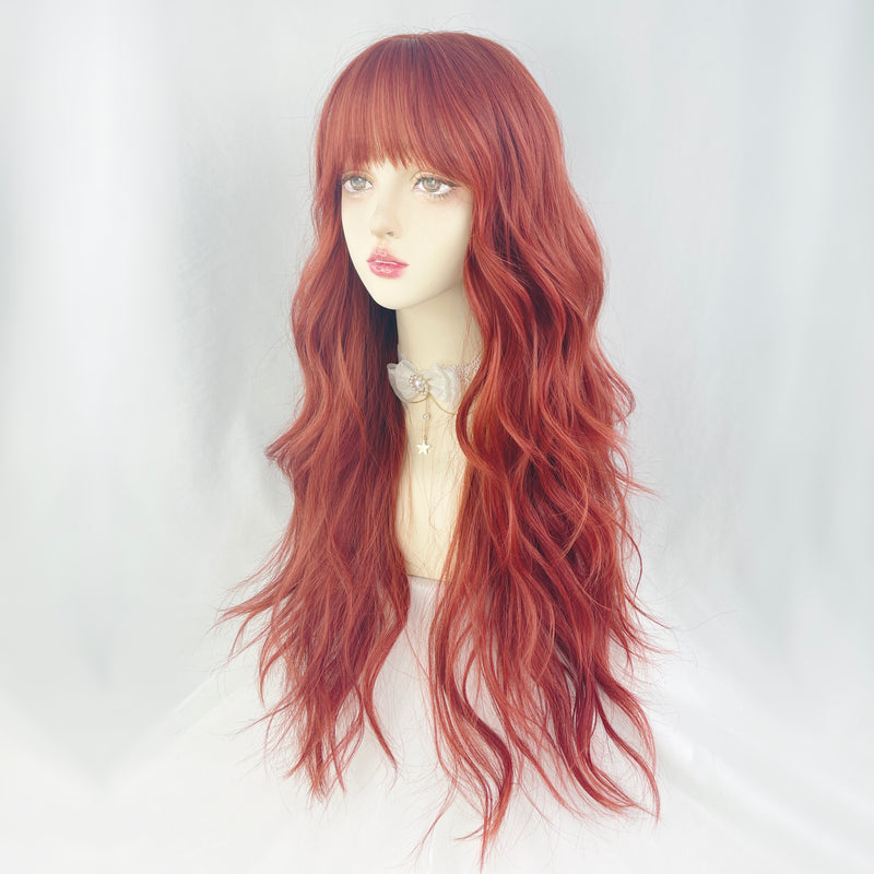 RED LONG CURLY HAIR  PL52623