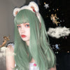 Lolita light green long straight wig PL51735