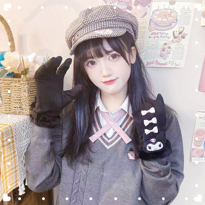 Cute Cartoon Warm Gloves PL52377