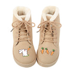 Rabbit + carrot plus velvet snow boots PL21016