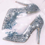 Cinderella crystal high heels PL51862