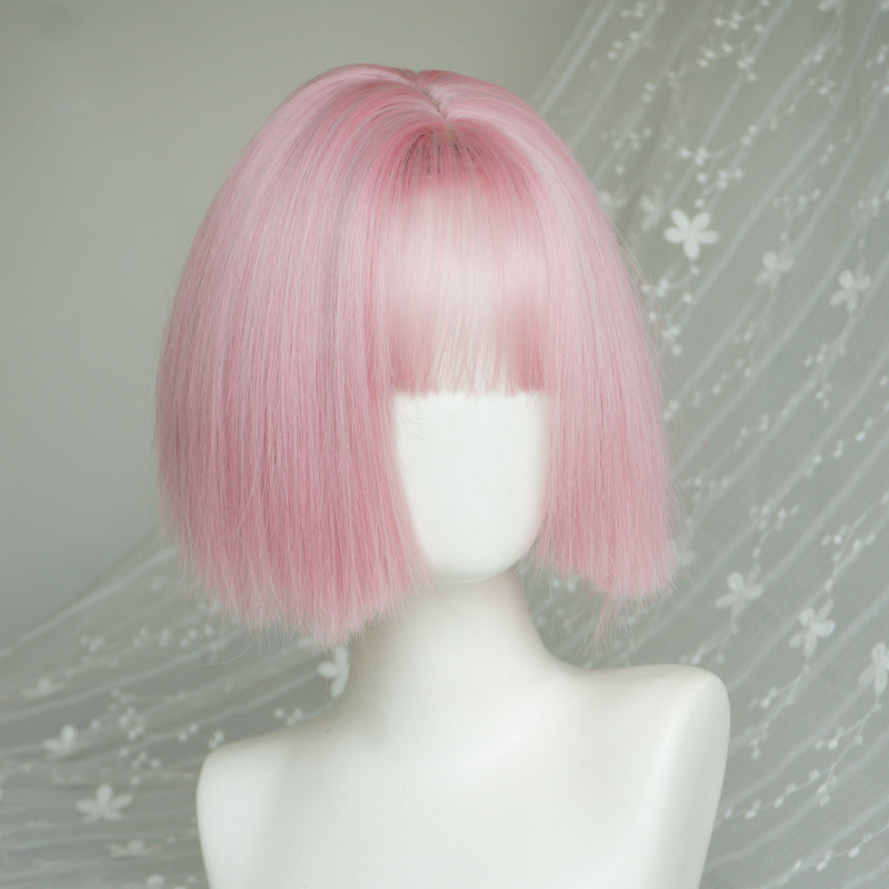 Harajuku pink fluffy wig PL20671