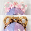 Super invincible cute furry bear ear band PL21008