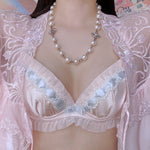 Pink embroidered underwear PL51909