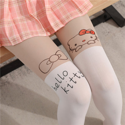 Lolita stitching socks PL20572