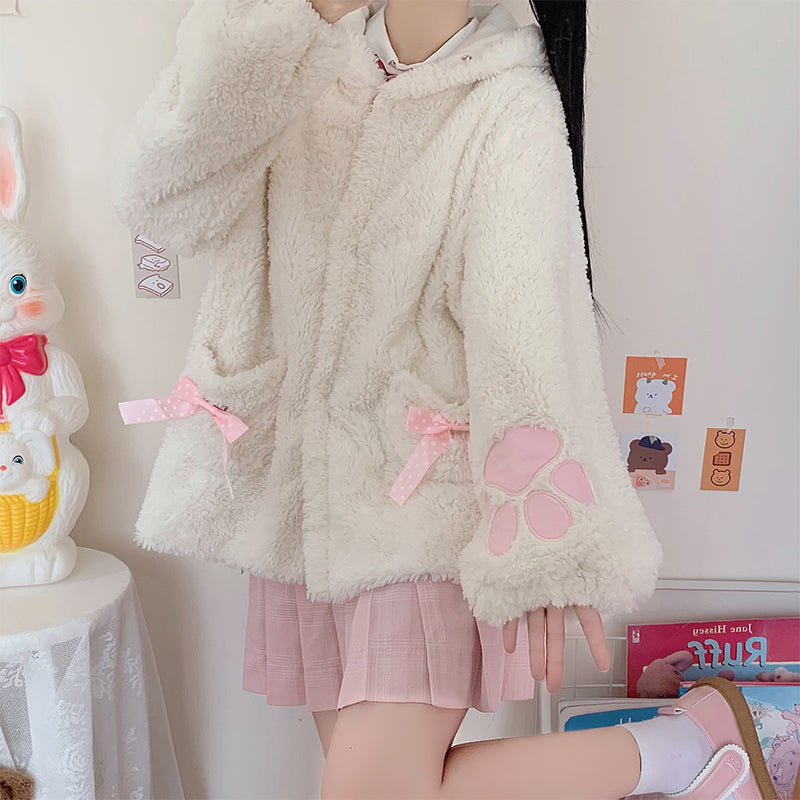 Cute plush jacket PL51883