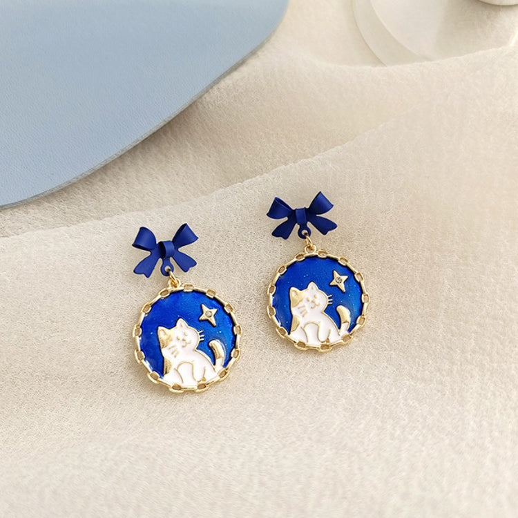 Lolita Rabbit Cat Stud Earrings  PL52558