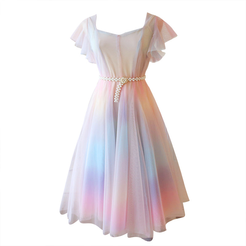 Sweet rainbow dress PL20526