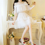 Sweet Chiffon Sling Dress PL51353