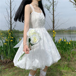 Sweet and lovely white dress PL51454