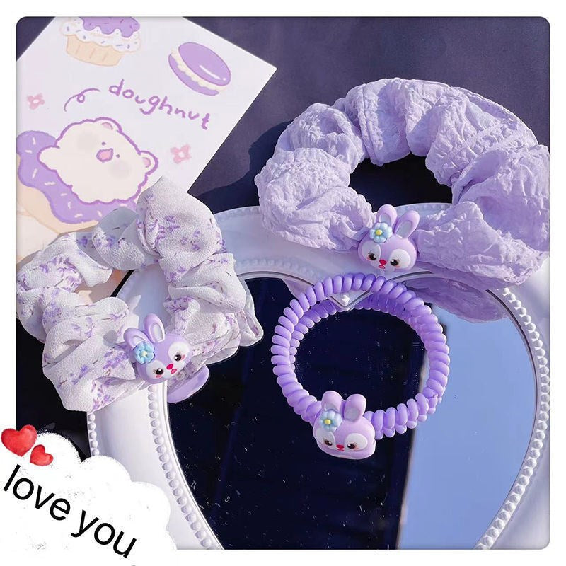 Purple Hair Accessories Three Piece Set PL52413