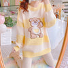 cartoon striped sweater  PL52512