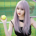 Harajuku Purple Long Straight Wig PL51311