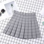 Plaid pleated skirt PL50510