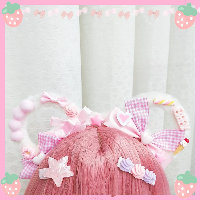 Cute pink headband PL51251