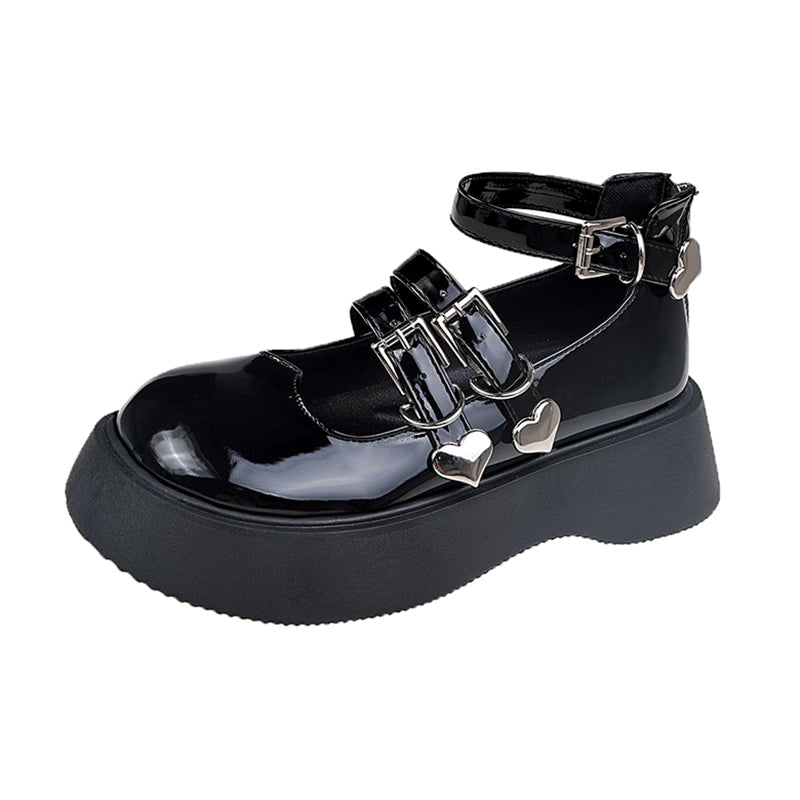 DARK MARY JANE SHOES  PL52315