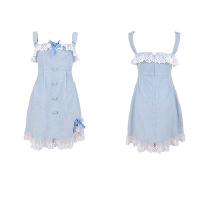 Sweet suspender dress PL51959