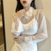 Lace bottoming shirt PL52073