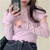 Purple Crew Neck Top  PL52679