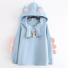 Cute cat embroidery Sweatshirt PL50692