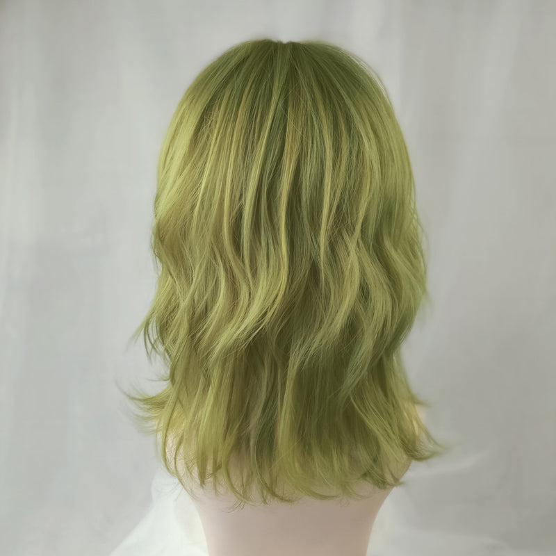 Fluorescent green short wig PL20648