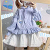 Cute Lolita Bunny Ears Hoodie PL51812