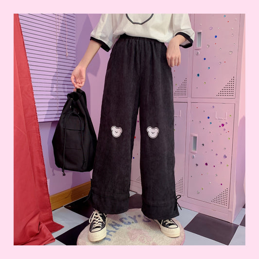 Bear black pants PL50362