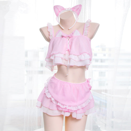 Cute cat two piece set PL50414