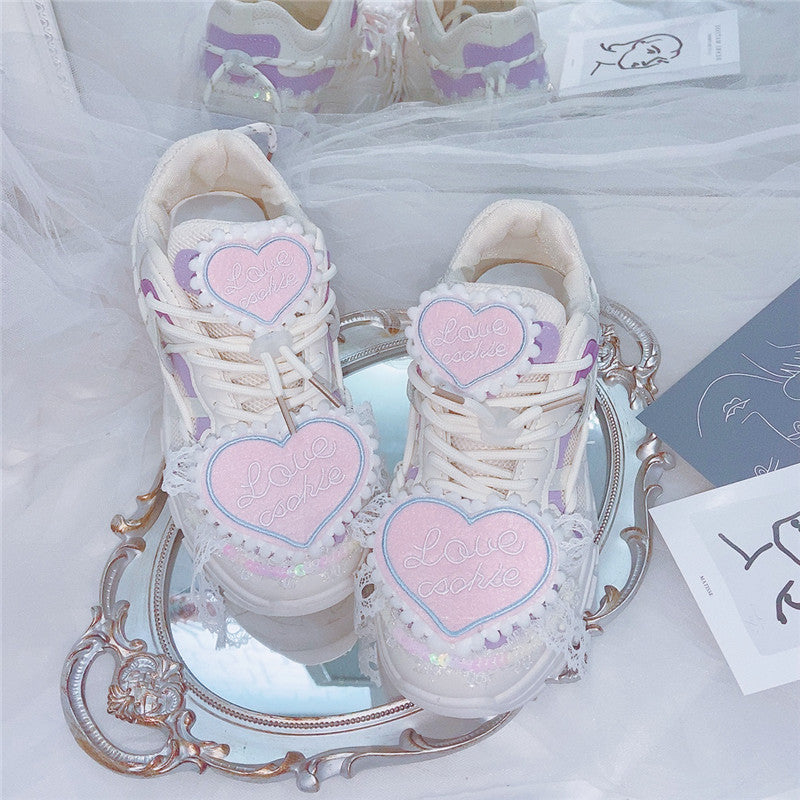 cute heart platform shoes  PL52719