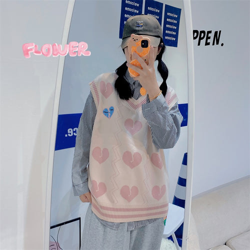 ins pink love vest PL51776