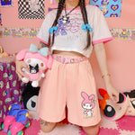 Cute cartoon print short PL51300