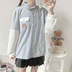 Cute embroidered shirt PL51270