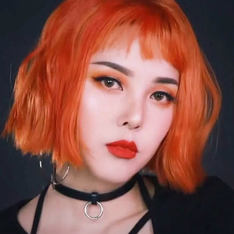 Kim Hyun A dirty orange wig PL20652