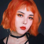 Kim Hyun A dirty orange wig PL20652