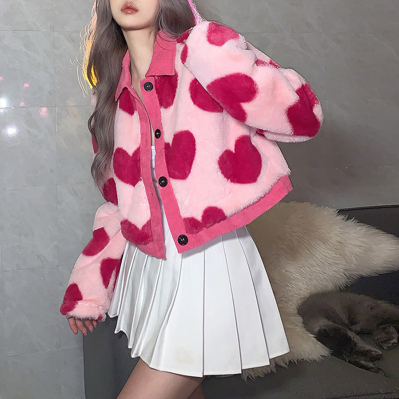 Pink Heart Jacket  P1041