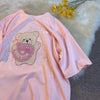 Cute bear embroidery T-shirt PL51562