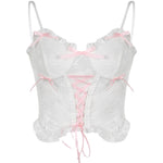 lace panel camisole  PL52262