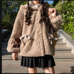 Cute lamb wool coat PL51214