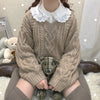 Pastelloves handmade knit sweater PL21121