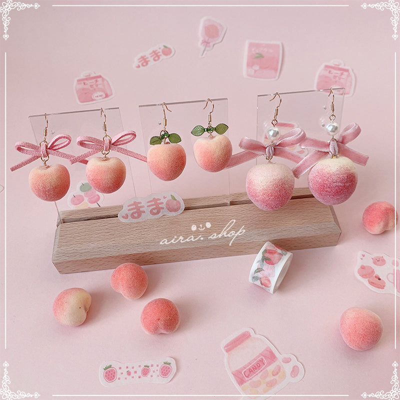 Lovely peach earrings  PL50889