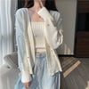 Pearl knit suspender + jacket PL51765