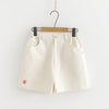 Embroidered casual shorts PL20731