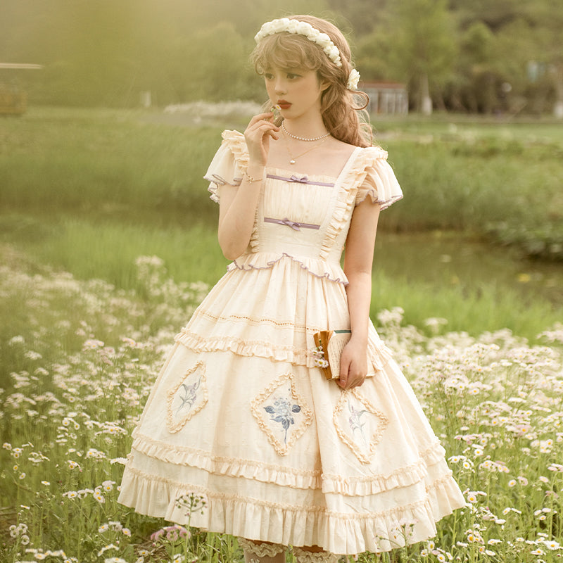 lolita embroidered dress PL52519