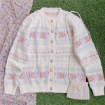 Cute knitted cardigan PL51982