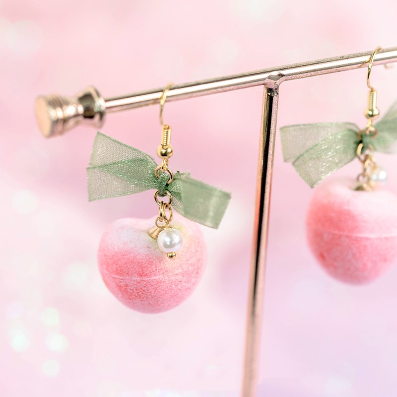 Lovely peach earrings PL51699