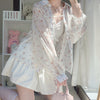 White floral long-sleeved sun protection clothing PL51708