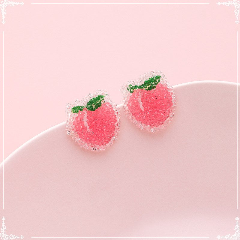 Lovely peach earrings  PL50889