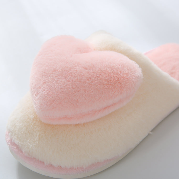 Love plush warm slippers PL21244